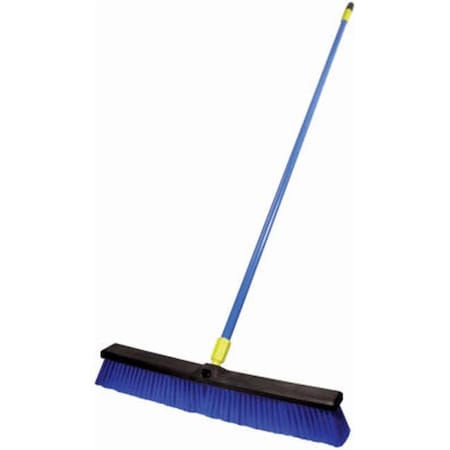 Quickie Mfg 00599 24 In. Stiff Poly Push Broom
